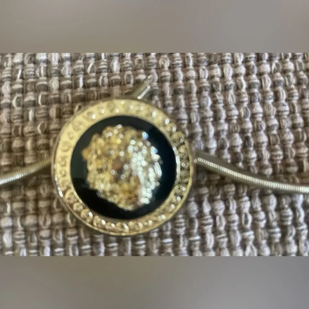 Gold and Black Medallion Belt